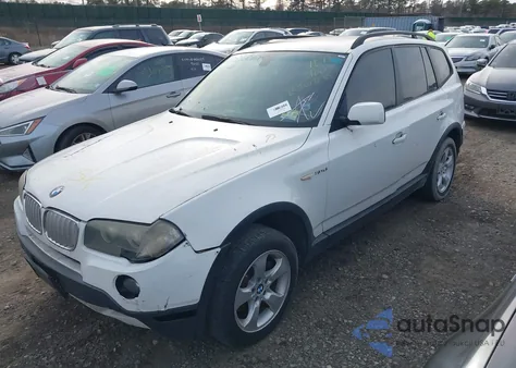 2007 BMW X3 3.0Si from USA, damaged, VIN WBXPC93467WF18071